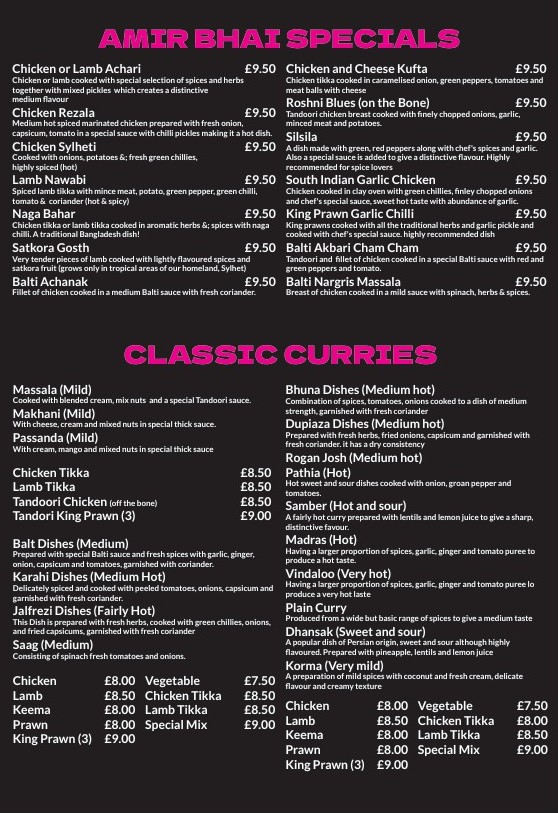 Menu page 2